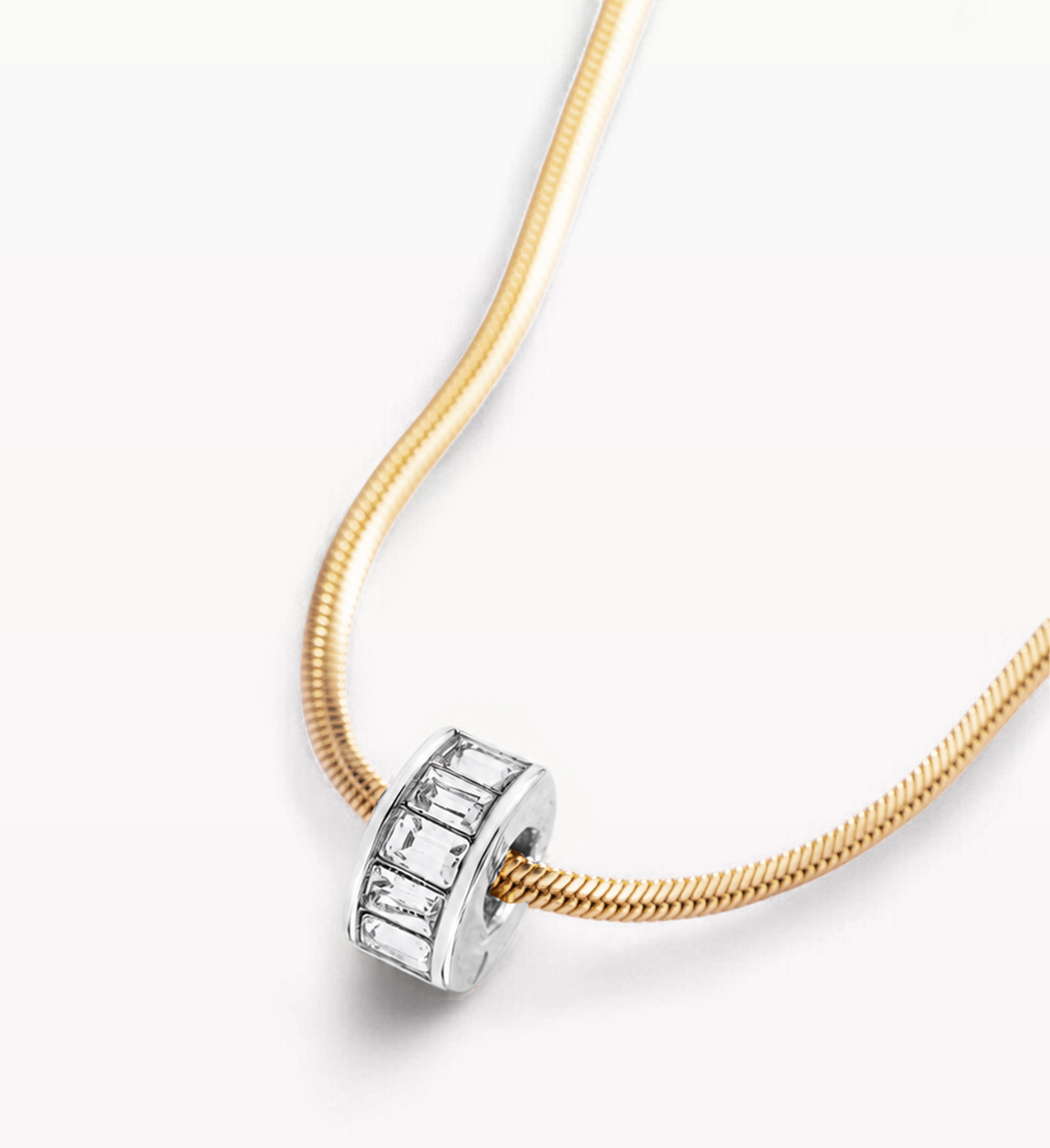 Baguette Silver - Solar Necklace