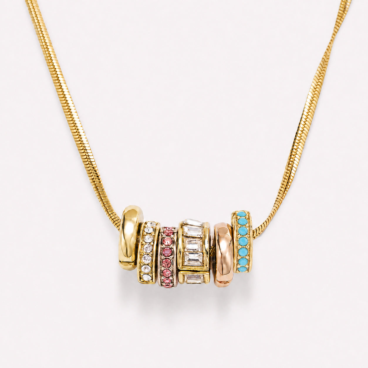 Solar Necklace + Stardust Charm Set