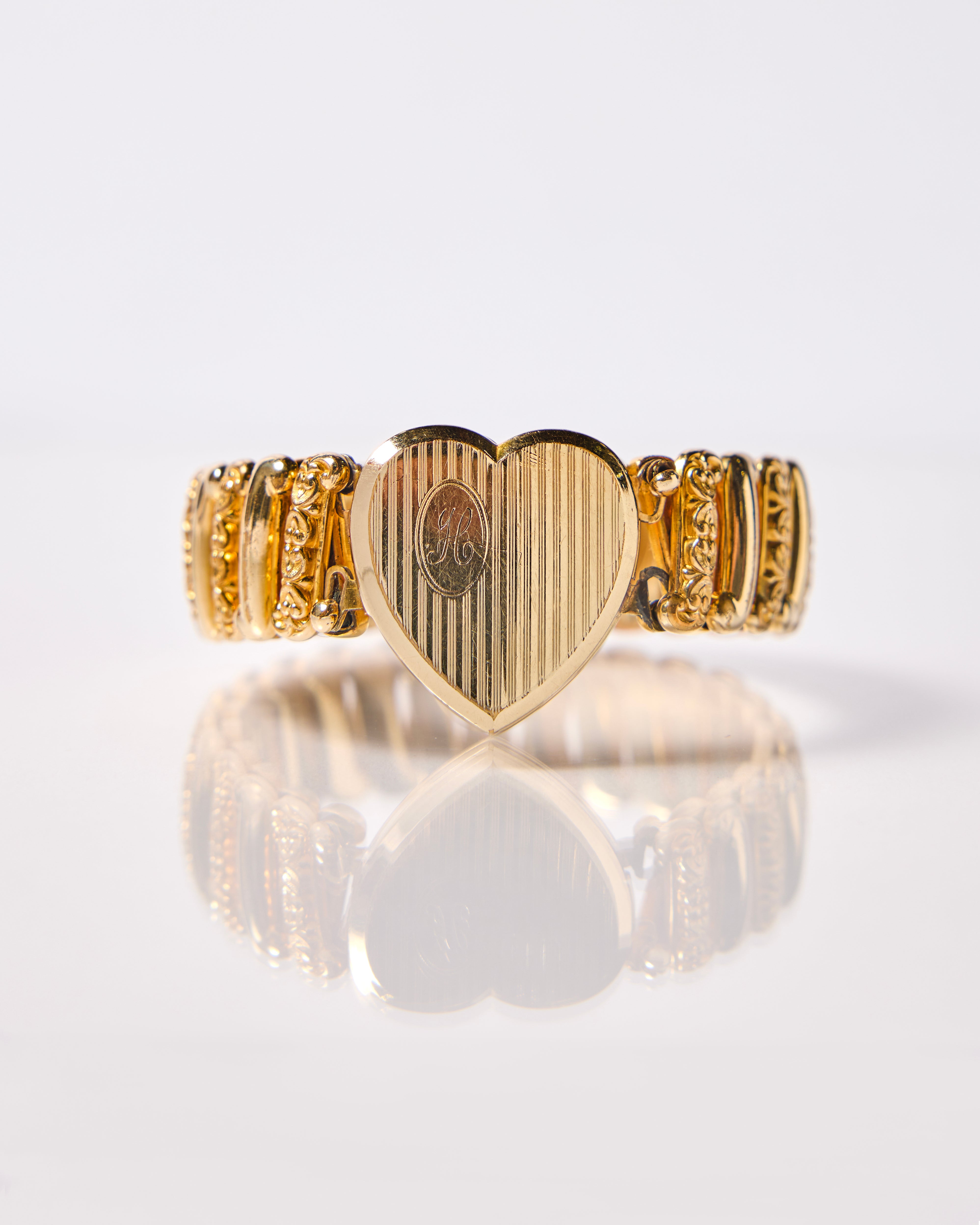 Vintage 1920's Sweetheart Locket Bracelet