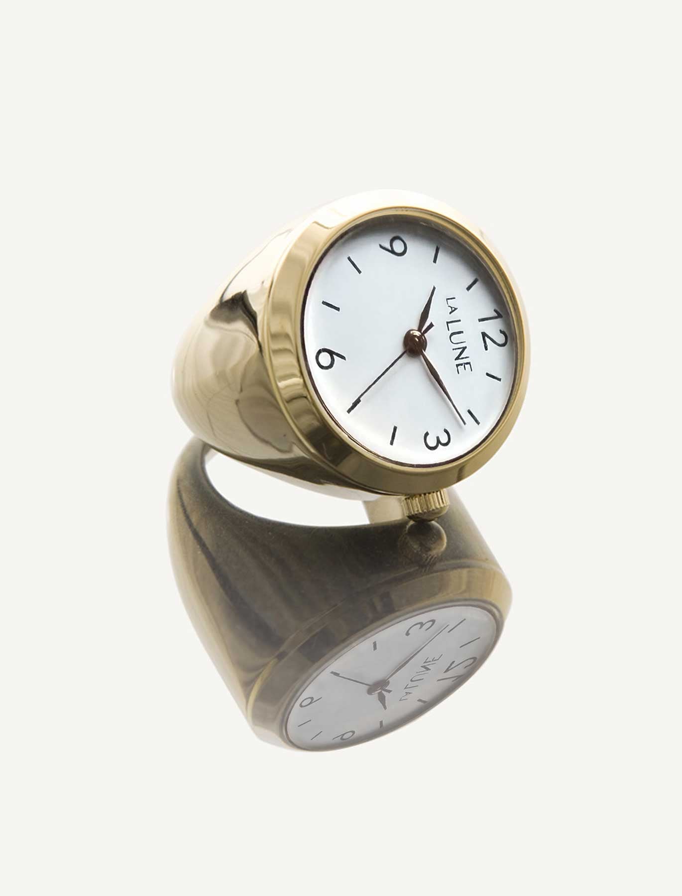 Gold La Lune Ring Watch