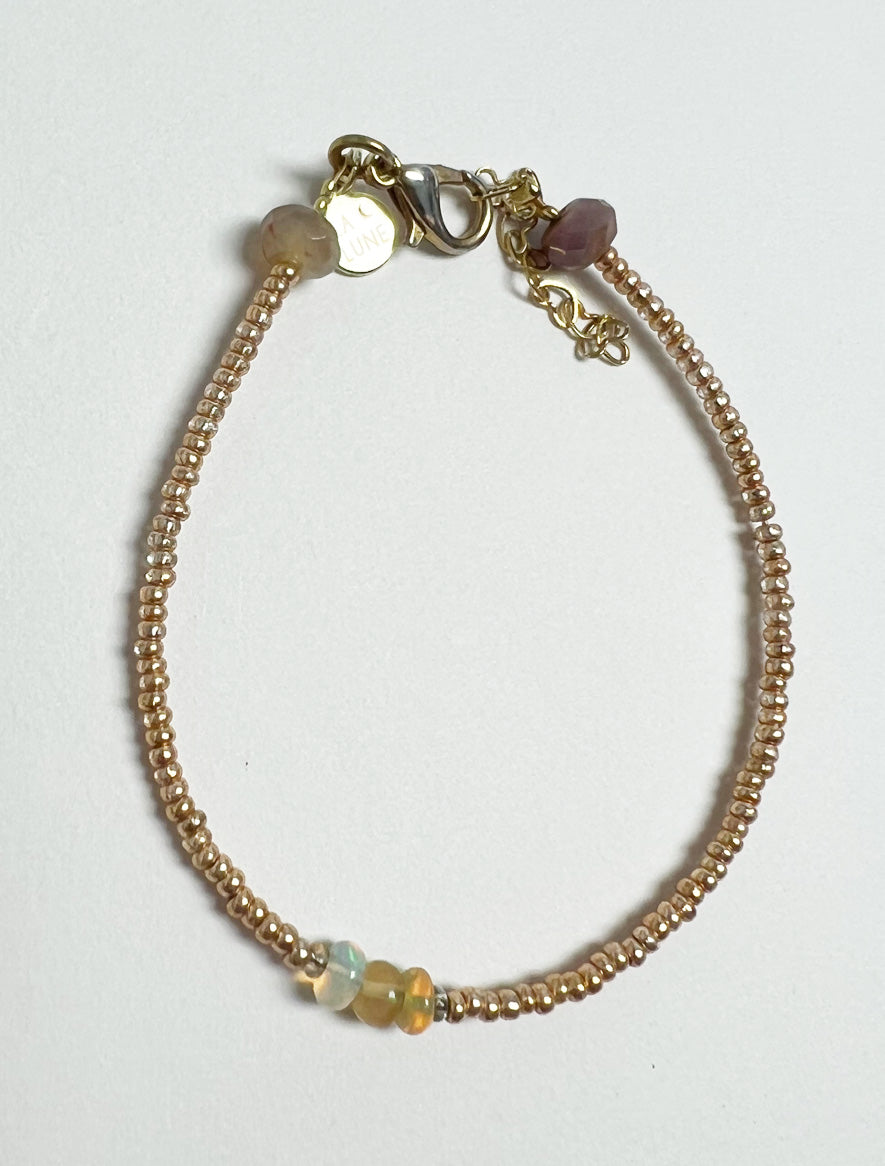 Lunar Flash Upcycled Luxury Bracelet